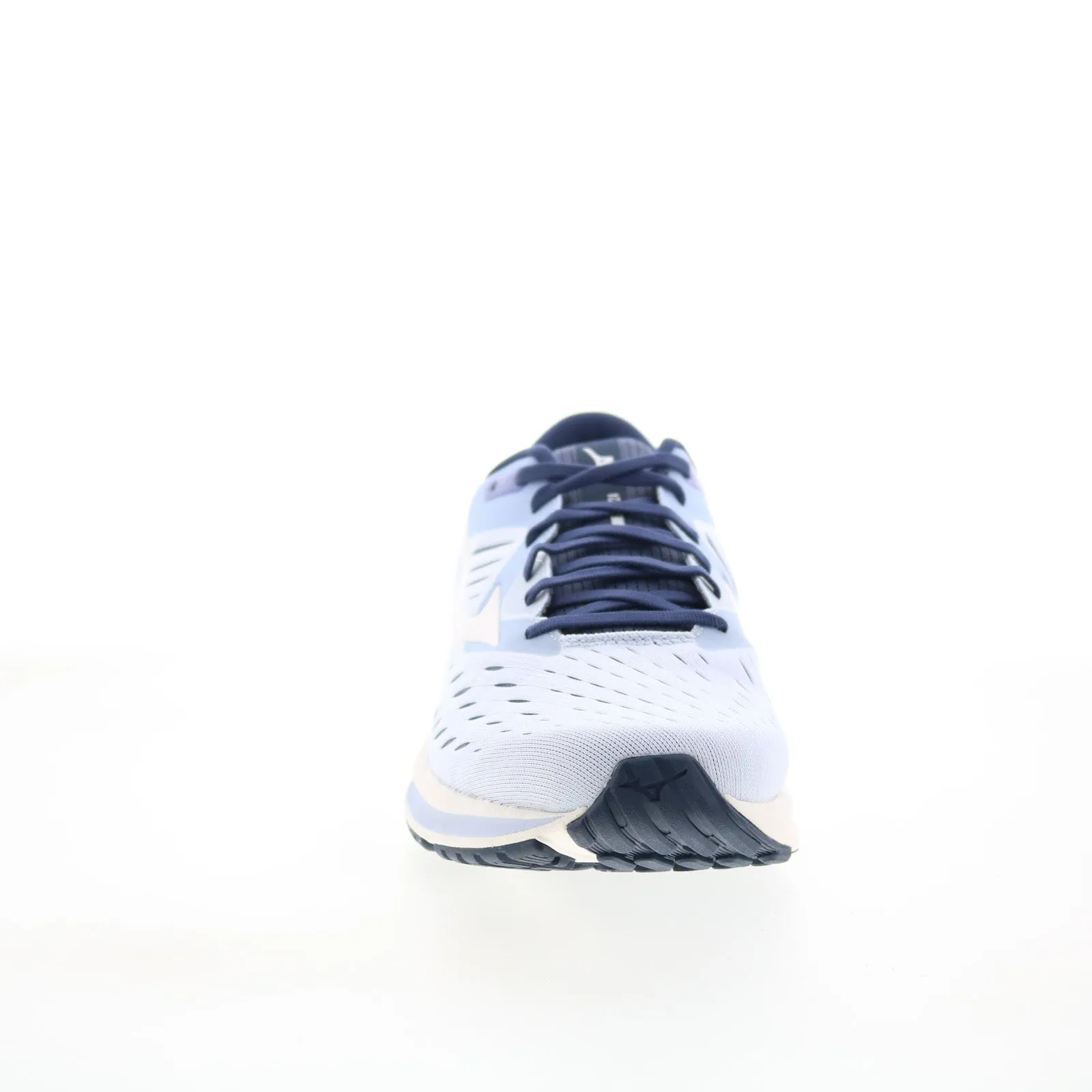 Mizuno Wave Rider 24 J1GD200314 Womens Blue Canvas Athletic Running Shoes