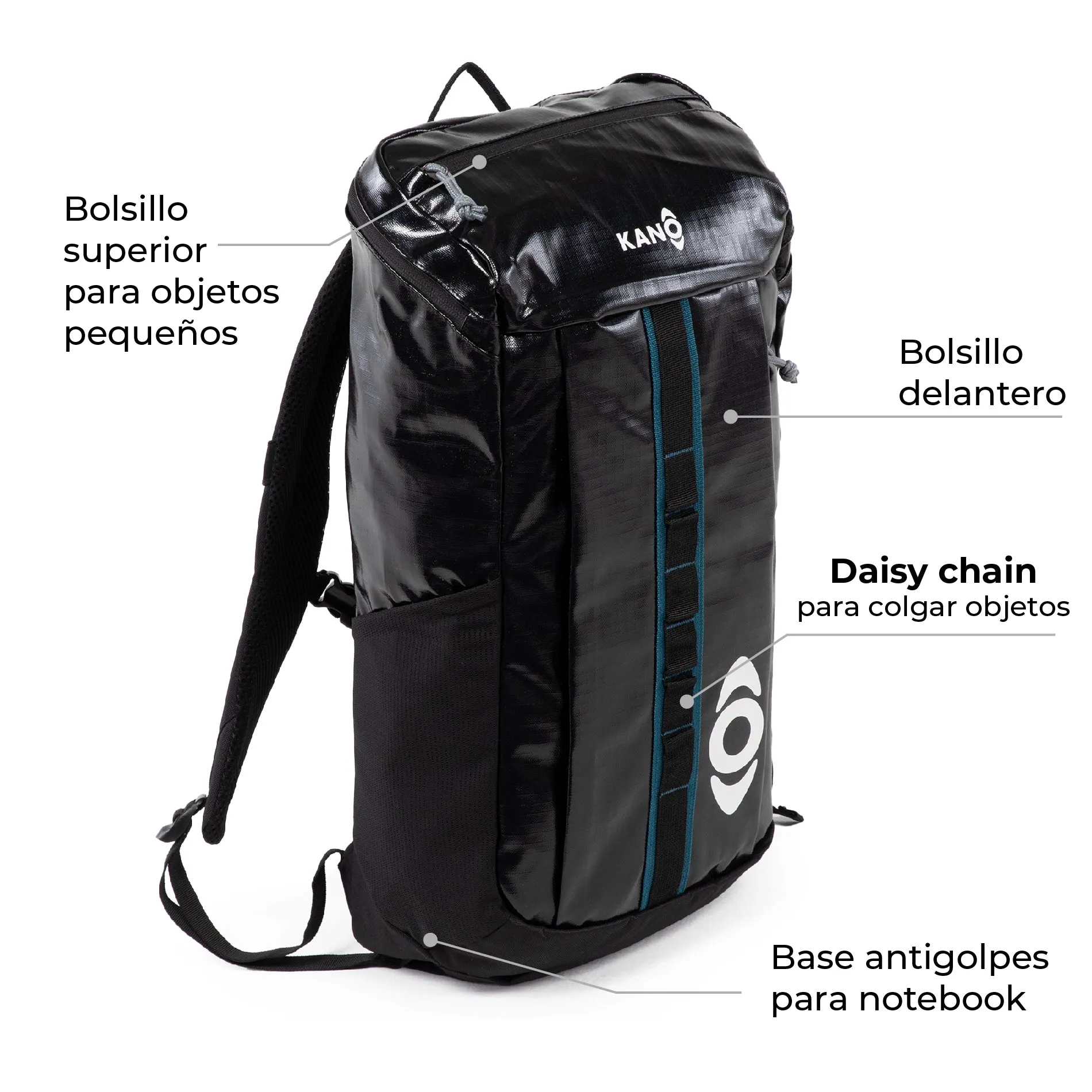 Mochila Outdoor 25L Andes Black