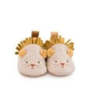 Moulin Roty Lion Leather Slippers