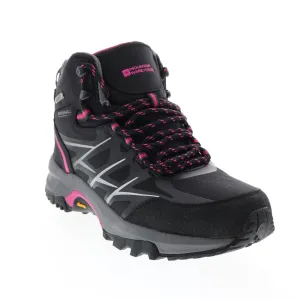 Mountain Warehouse Byzantine 34641 Womens Black Canvas Lace Up Hiking Boots
