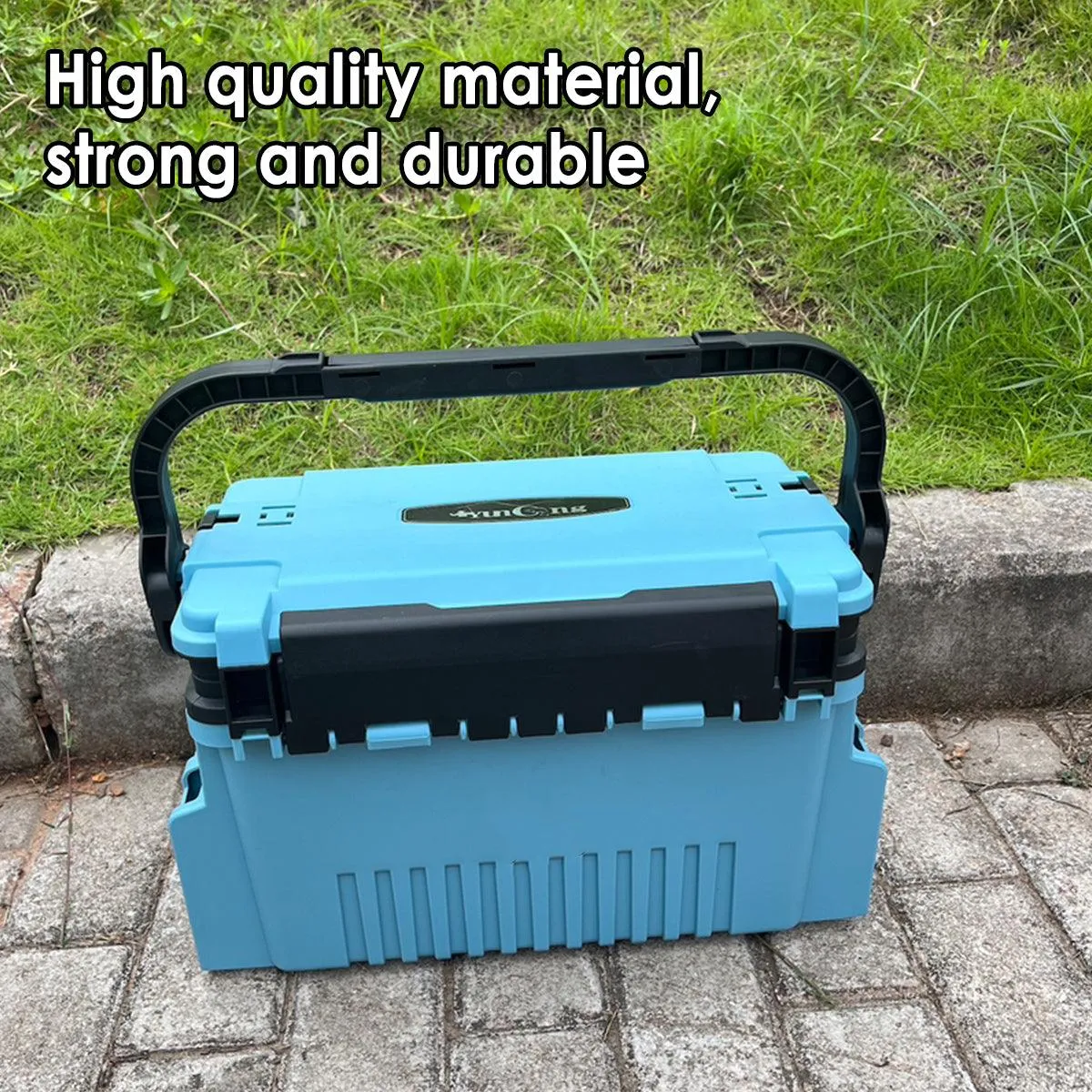 Multifunctional Fishing Tackle Box Portable Gear Storage Case Organizer Tool Box