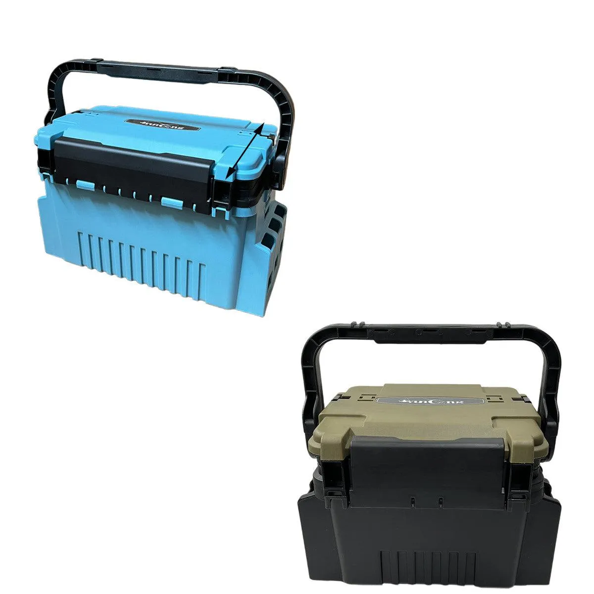 Multifunctional Fishing Tackle Box Portable Gear Storage Case Organizer Tool Box