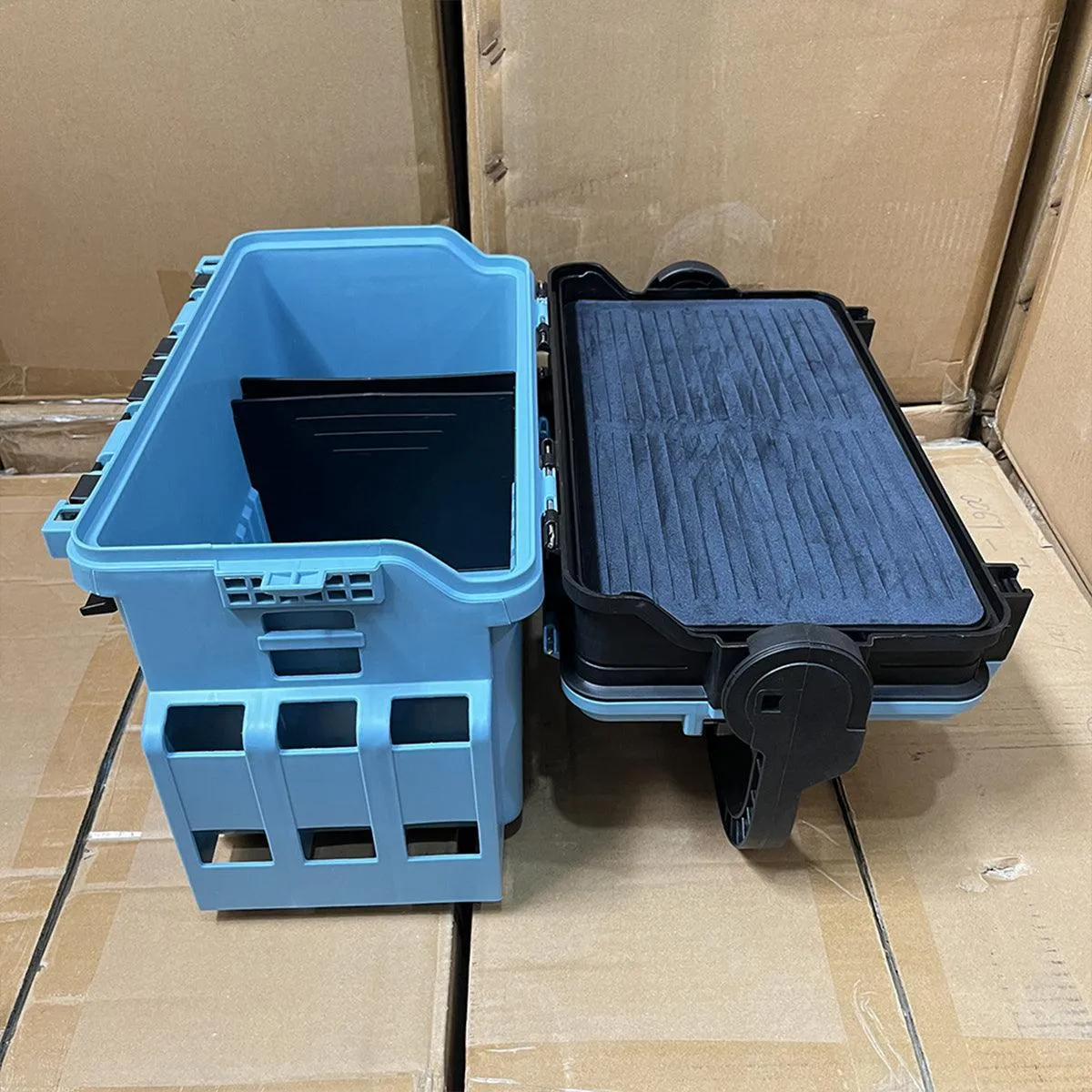 Multifunctional Fishing Tackle Box Portable Gear Storage Case Organizer Tool Box