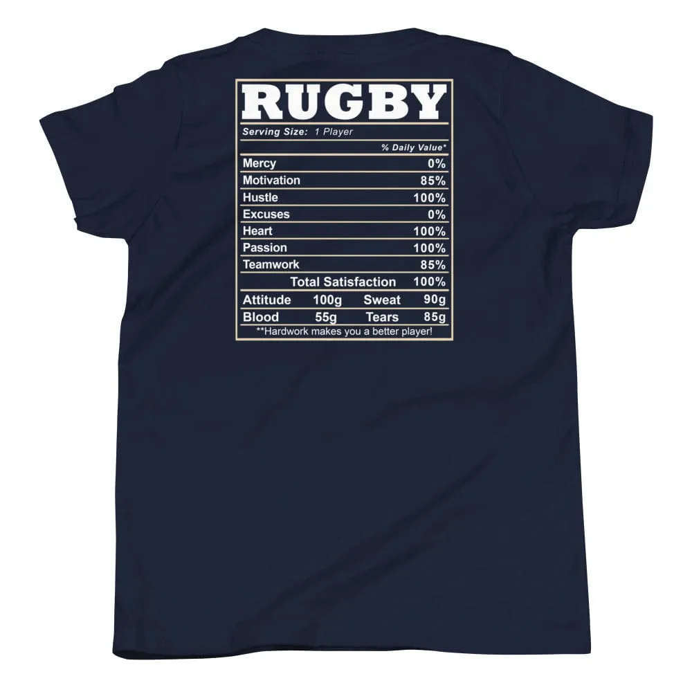 Naperville Rugby Menu Youth Short Sleeve T-Shirt