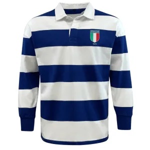 Nations of Rugby Italy Vintage Hooped Classic Jersey