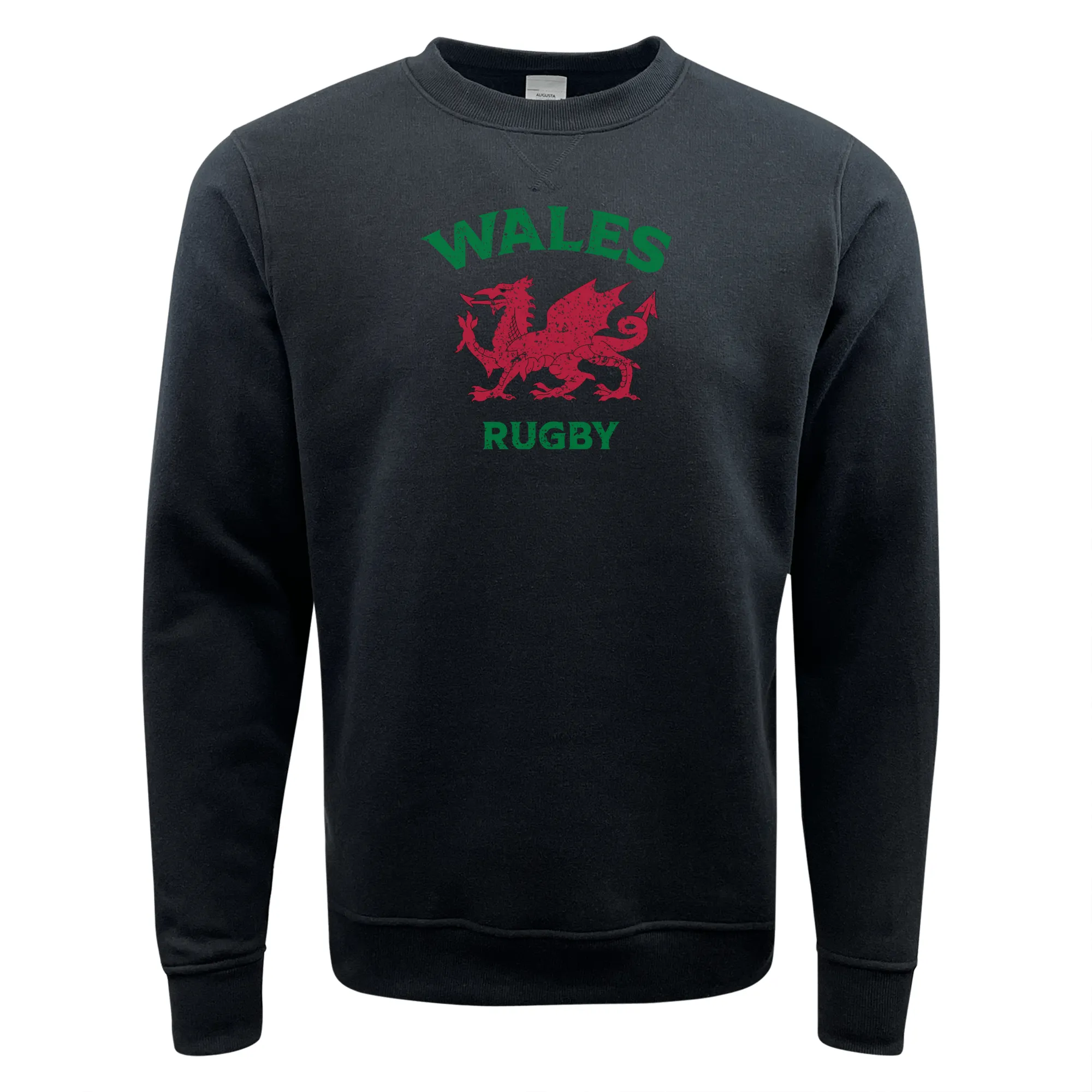 Nations of Rugby Wales Rugby Fleece Crewneck Sweatshirt