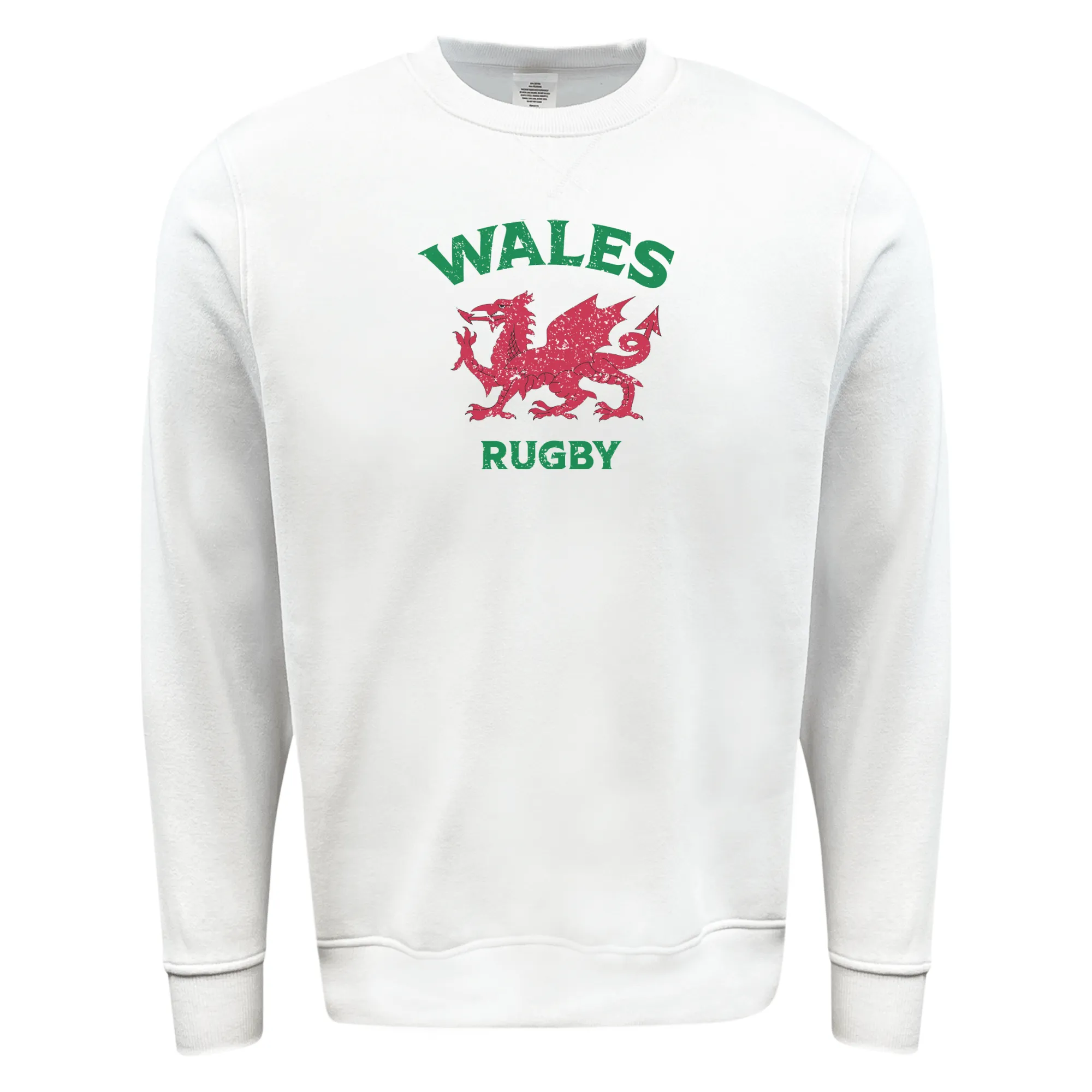 Nations of Rugby Wales Rugby Fleece Crewneck Sweatshirt