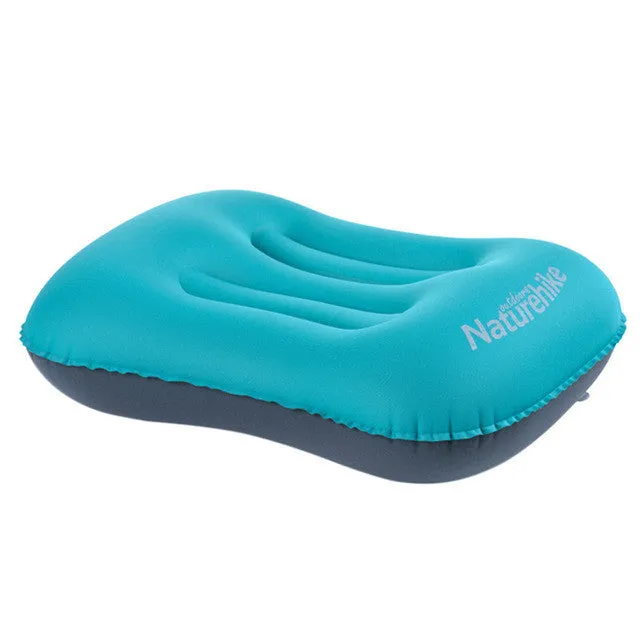 NatureHike Mini Travel Pillow Ultralight Portable Air Inflatable Pillow Outdoor CampingTravel Soft Pillow Free Shipping