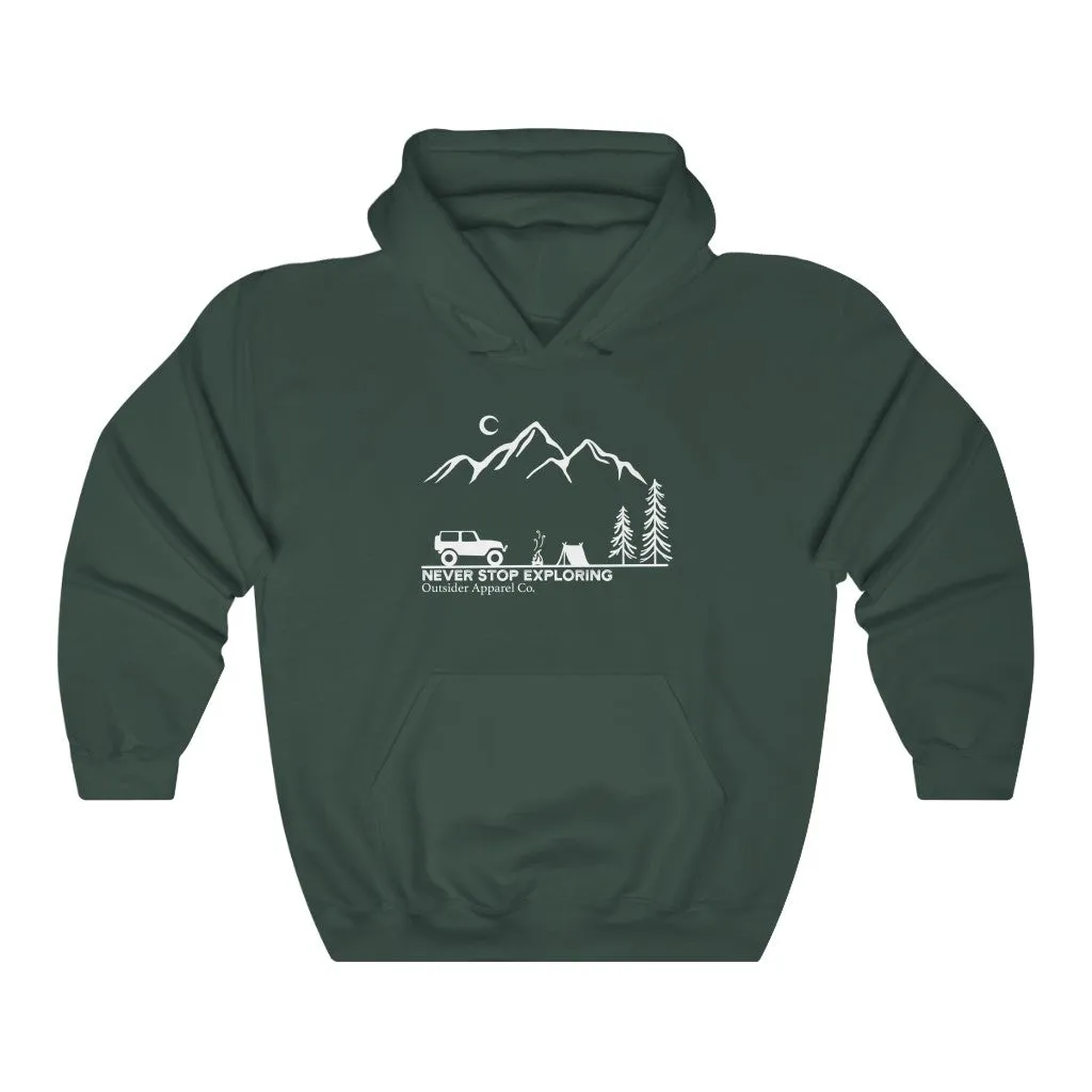 Never Stop Exploring Hoodie
