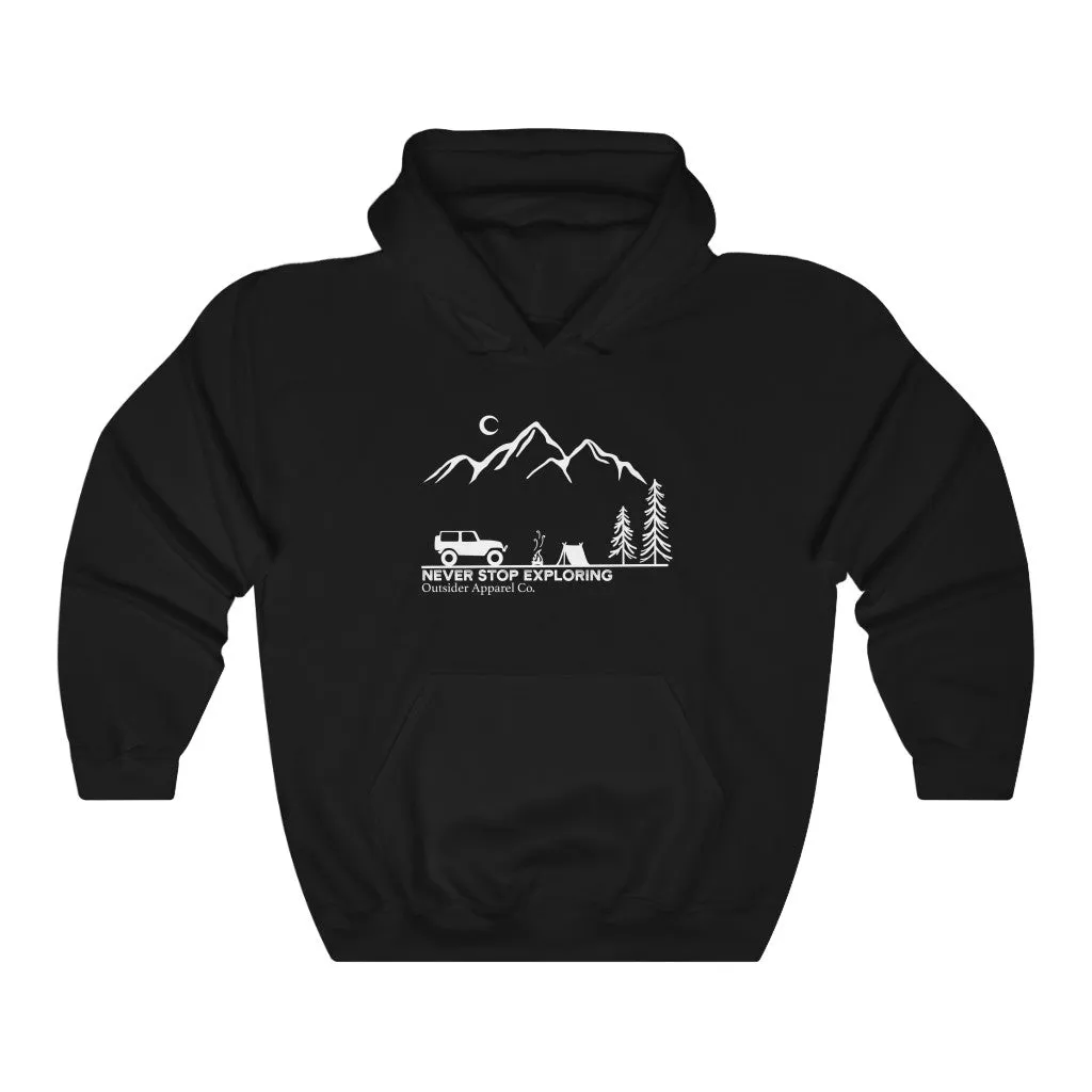 Never Stop Exploring Hoodie