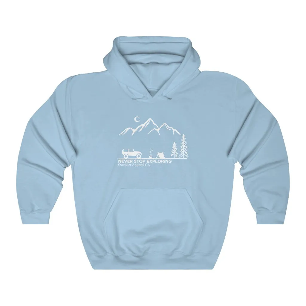 Never Stop Exploring Hoodie