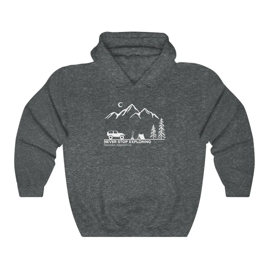 Never Stop Exploring Hoodie