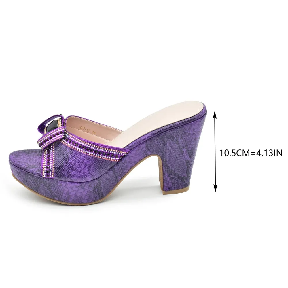 New Arrival Wedge Pumps Fashion Designer Platform Open Toe Elegant Shoes Decorated with Rhinestone Heel Shoes Women 2024