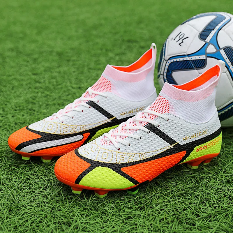 New Color High Top Soccer Shoes Men And Women Couples Same Style