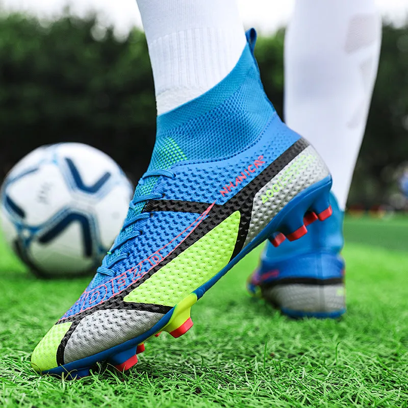 New Color High Top Soccer Shoes Men And Women Couples Same Style