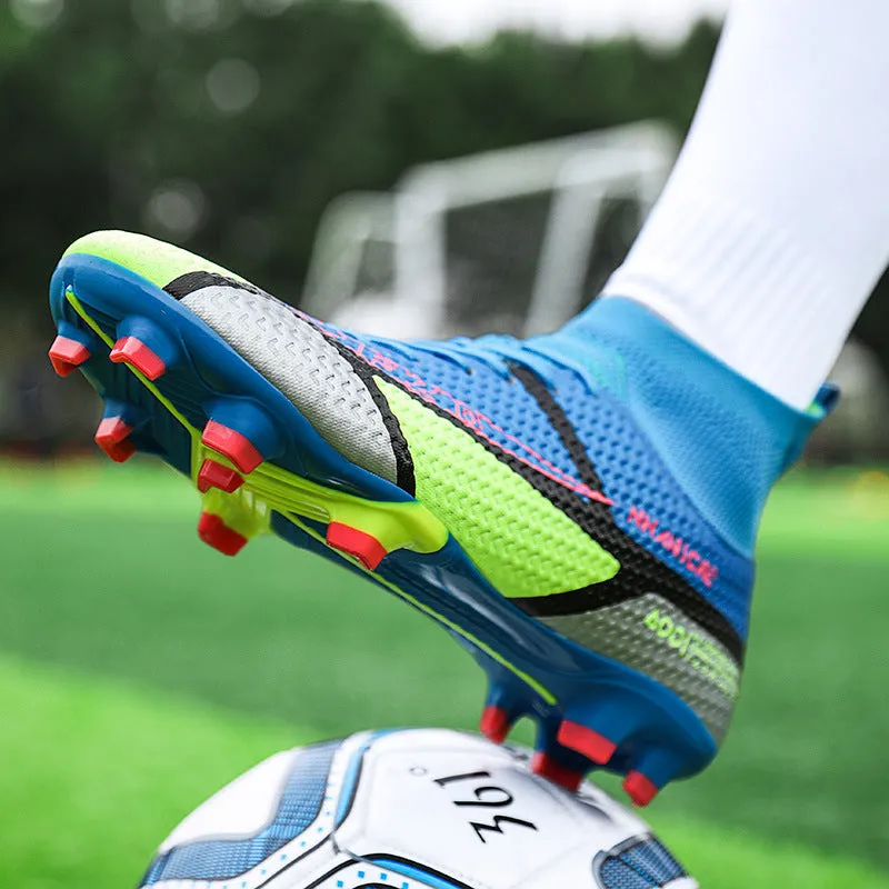 New Color High Top Soccer Shoes Men And Women Couples Same Style