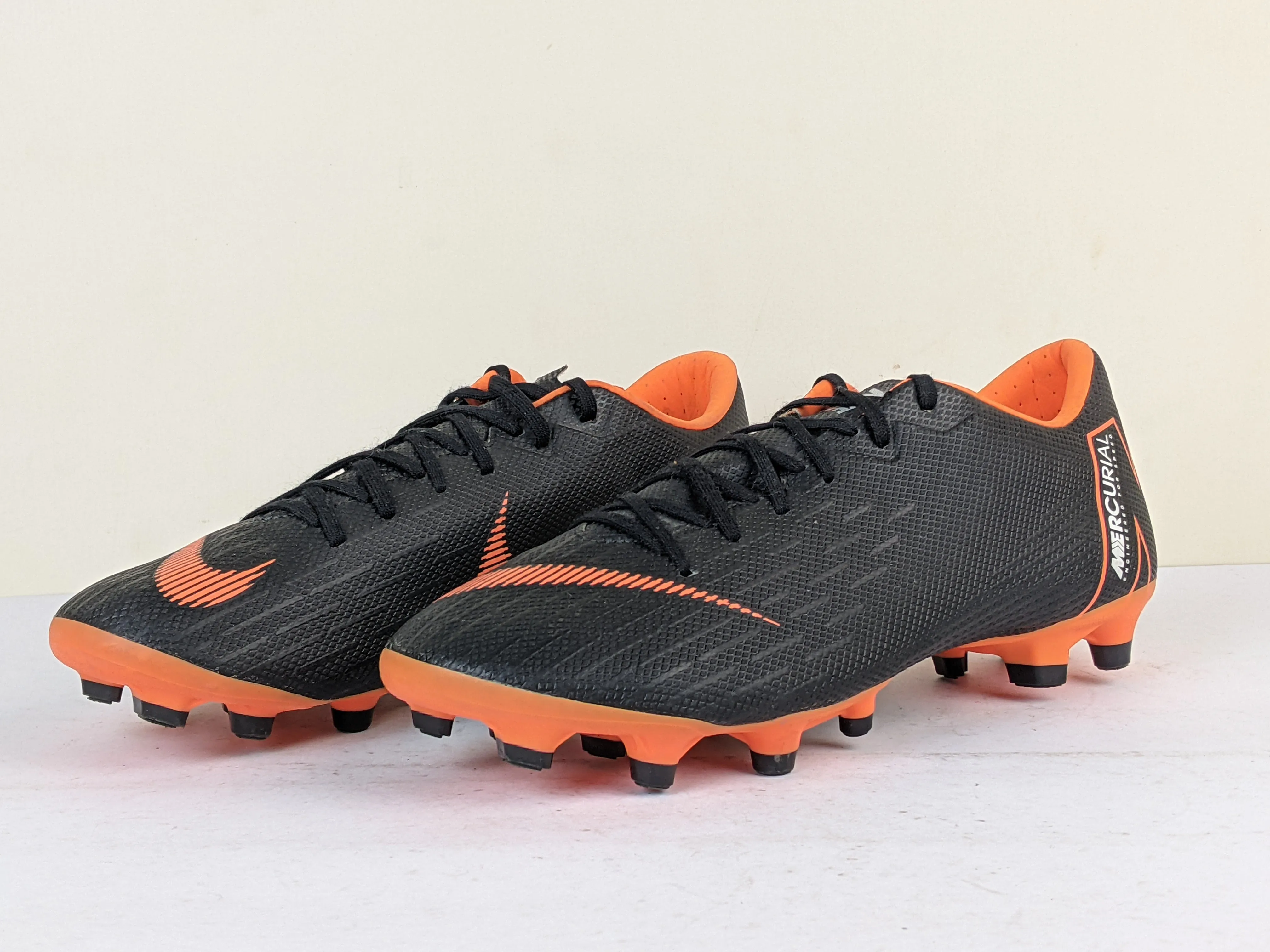 Nike Mercurial Vapor 12 Academy MG Fast AF - Black/Total Orange/White
