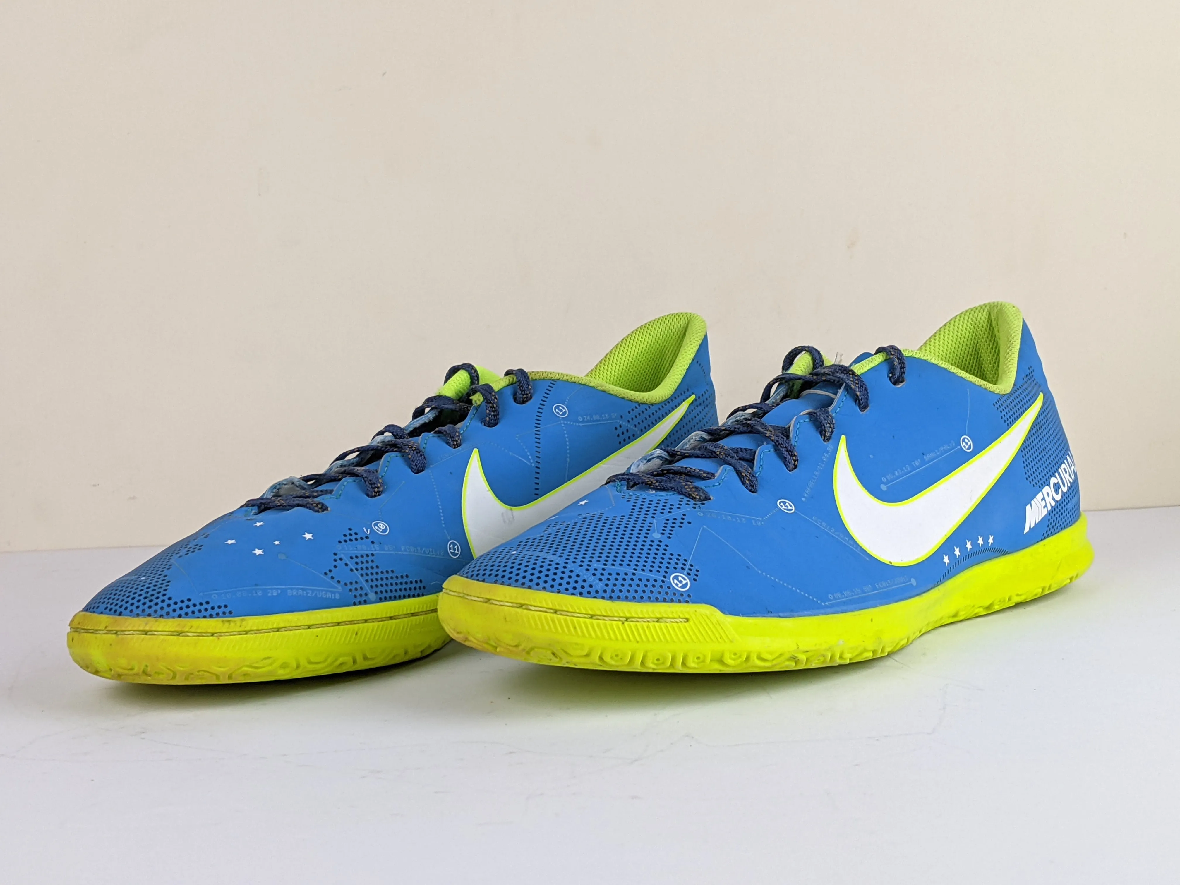 Nike MercurialX Vortex III NJR IC 'Blue/Yellow
