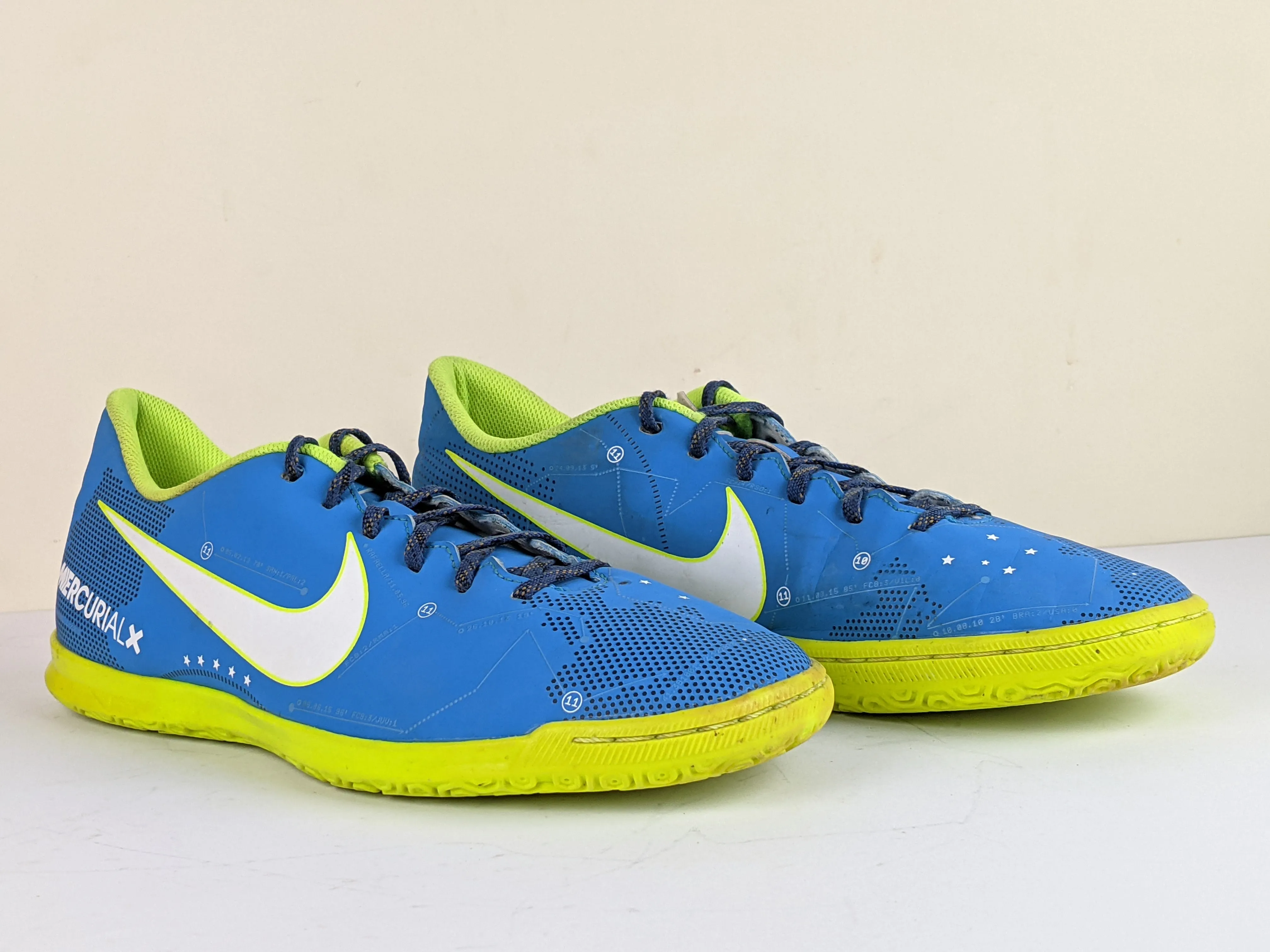 Nike MercurialX Vortex III NJR IC 'Blue/Yellow