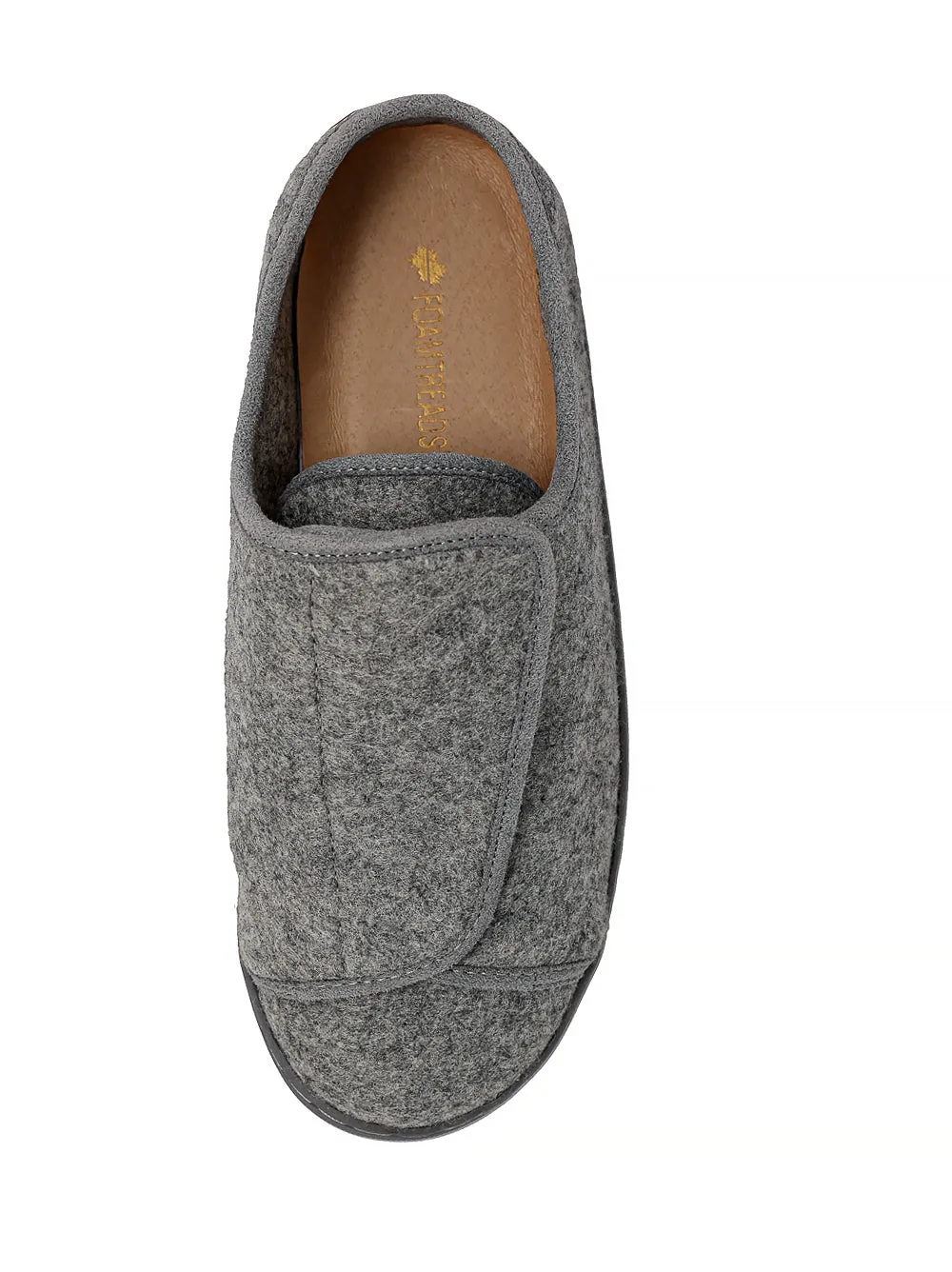 Nurse 2 Grey Felt Women's Slipper