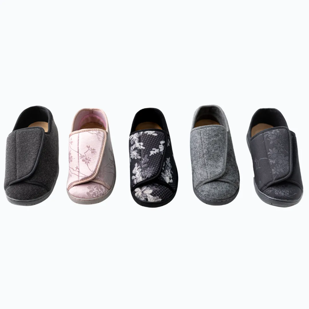 Nurse 2 Grey Felt Women's Slipper