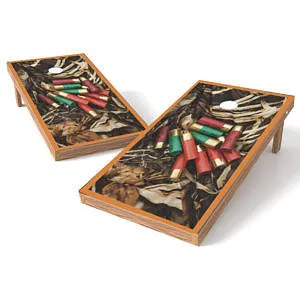 Official Size 2x4 Safety Orange Shotgun Cornhole Game