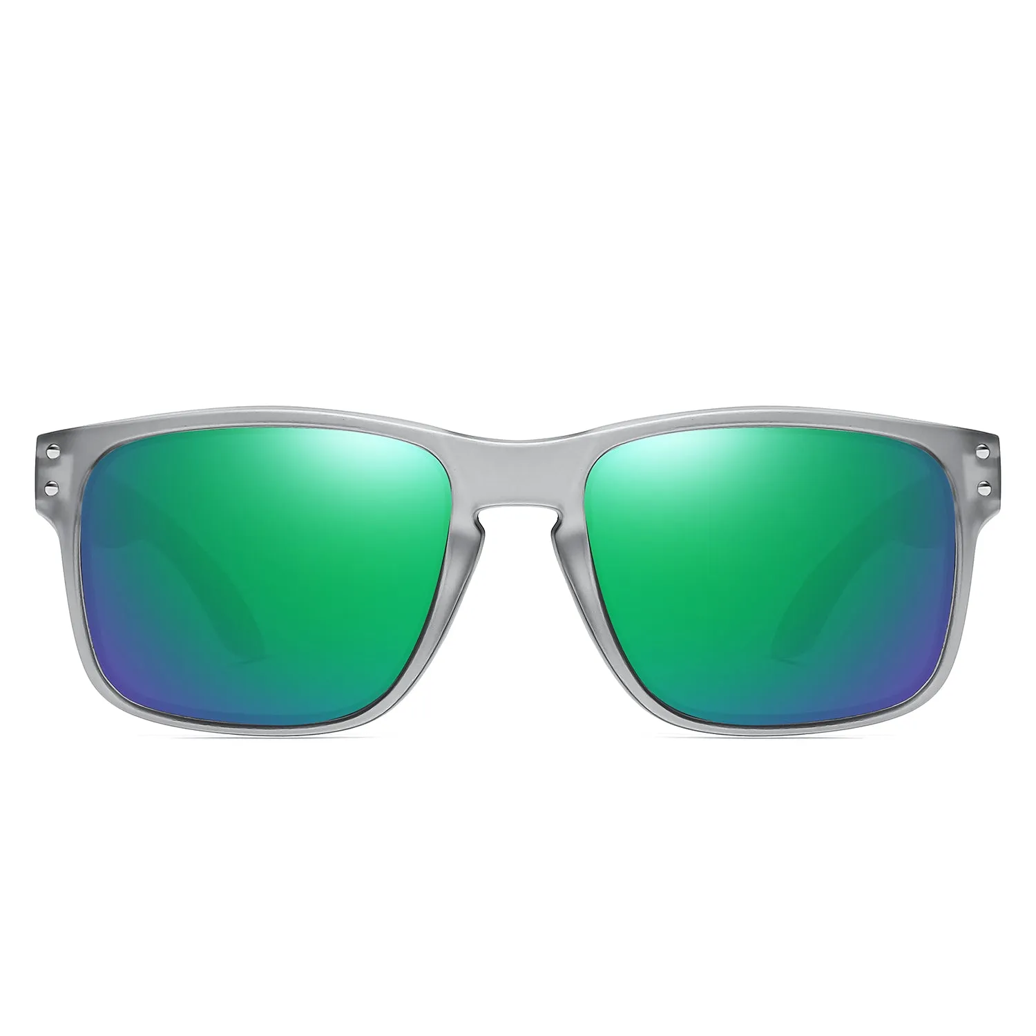 OOLVS Men Sports Polarized Sunglasses, Driving Fishing Cycling Square Sun Glasses, Protective Glasses, Classic Women Spectacles Fashion Frame Gafas De Sol