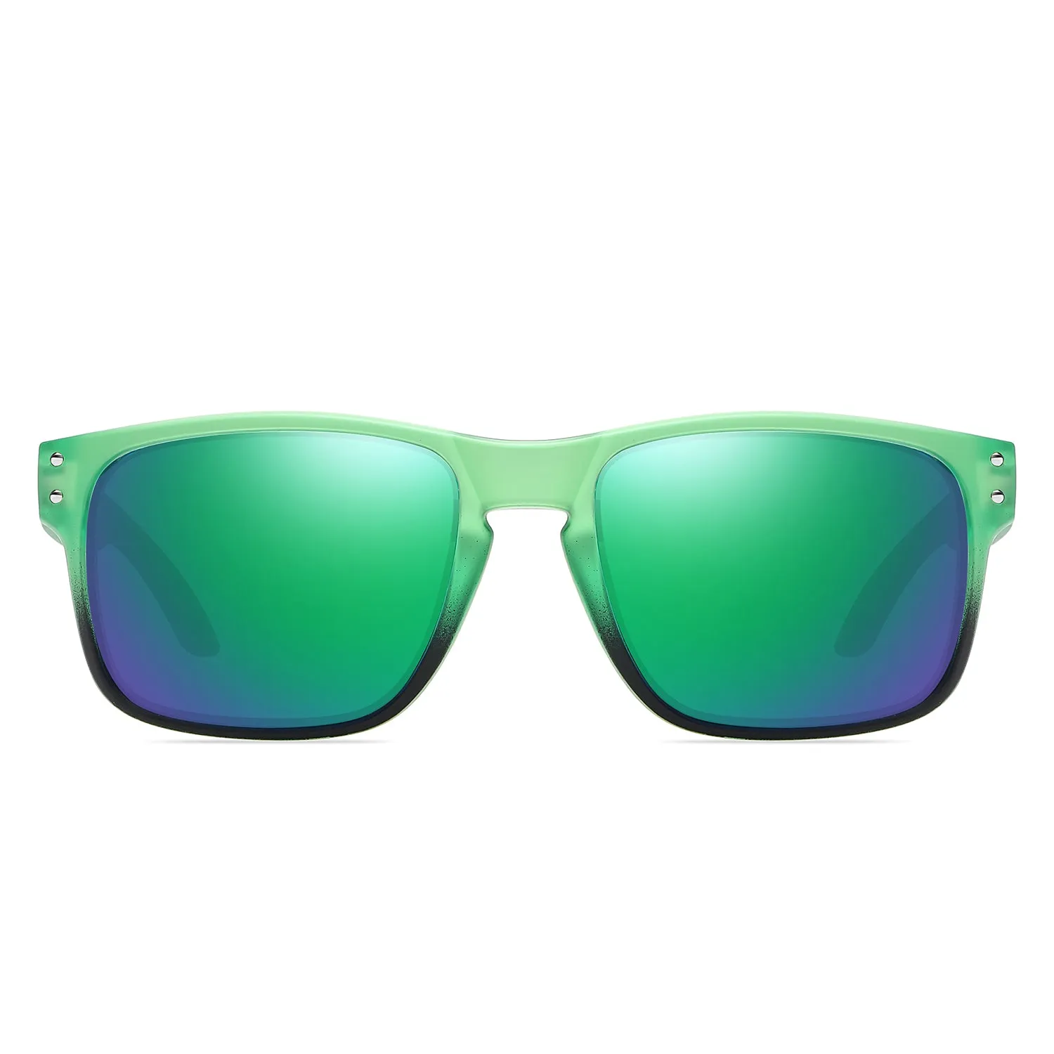 OOLVS Men Sports Polarized Sunglasses, Driving Fishing Cycling Square Sun Glasses, Protective Glasses, Classic Women Spectacles Fashion Frame Gafas De Sol