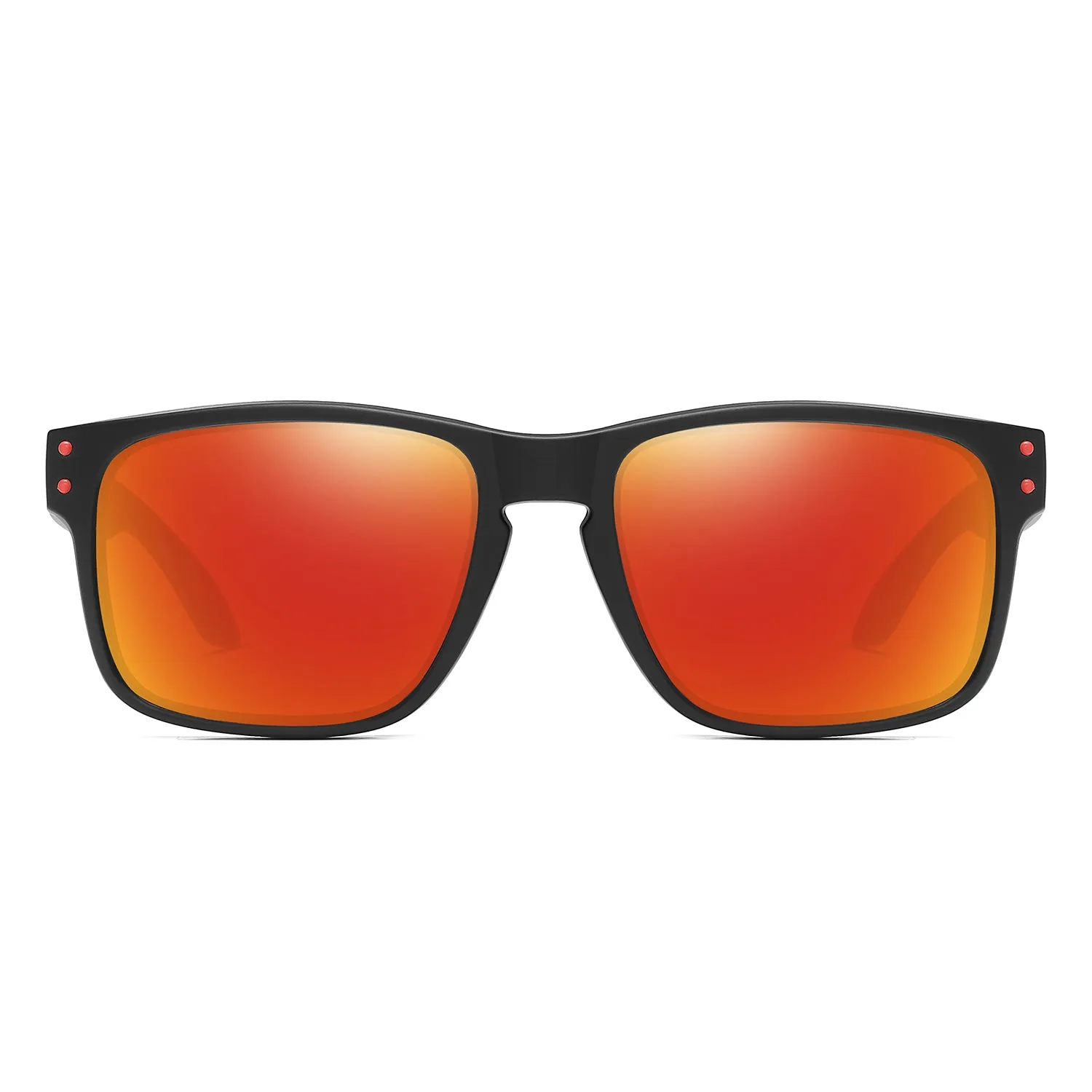 OOLVS Men Sports Polarized Sunglasses, Driving Fishing Cycling Square Sun Glasses, Protective Glasses, Classic Women Spectacles Fashion Frame Gafas De Sol
