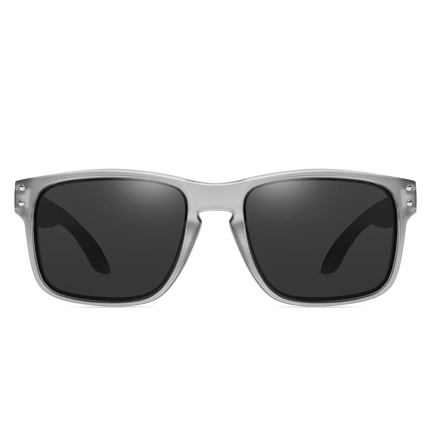 OOLVS Men Sports Polarized Sunglasses, Driving Fishing Cycling Square Sun Glasses, Protective Glasses, Classic Women Spectacles Fashion Frame Gafas De Sol