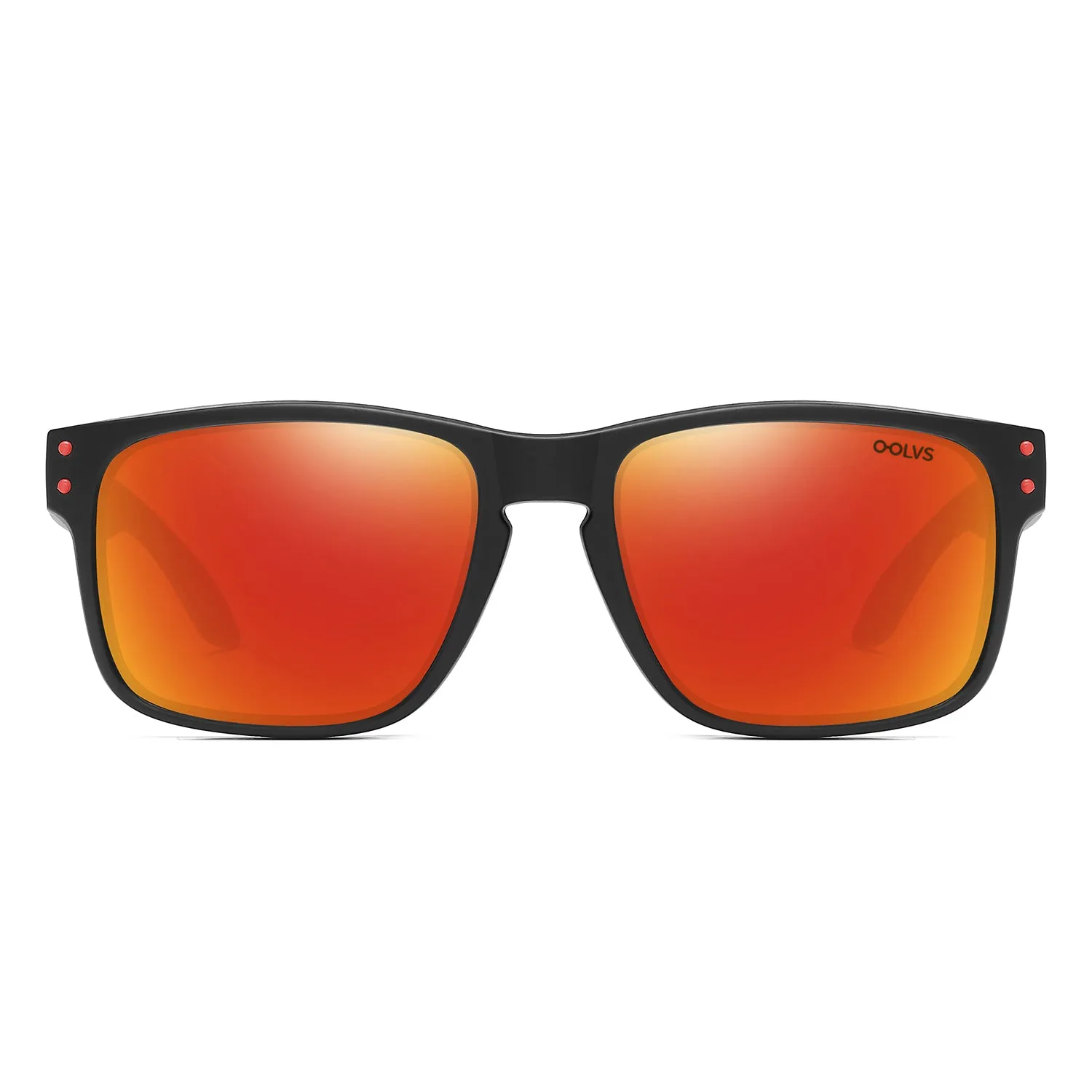 OOLVS Men Sports Polarized Sunglasses, Driving Fishing Cycling Square Sun Glasses, Protective Glasses, Classic Women Spectacles Fashion Frame Gafas De Sol