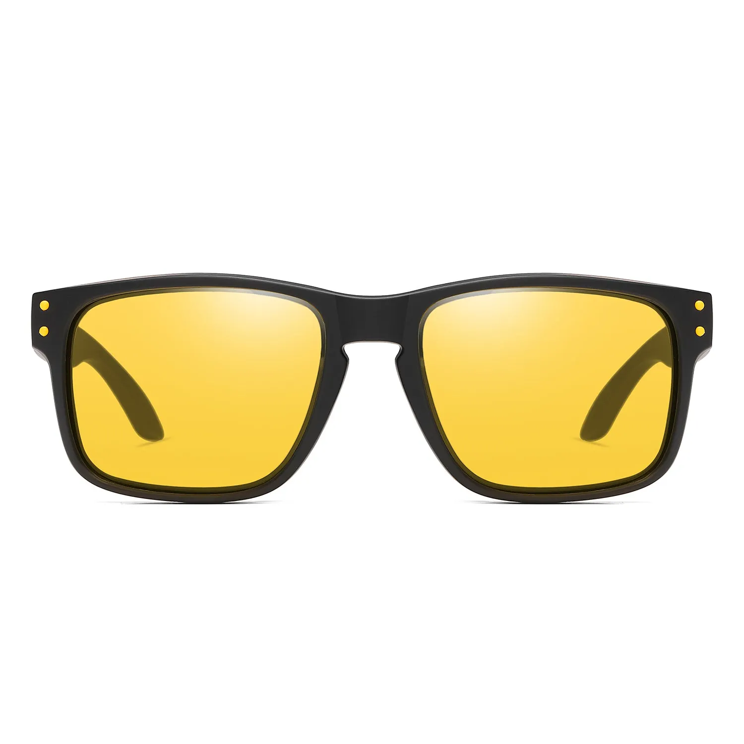 OOLVS Men Sports Polarized Sunglasses, Driving Fishing Cycling Square Sun Glasses, Protective Glasses, Classic Women Spectacles Fashion Frame Gafas De Sol