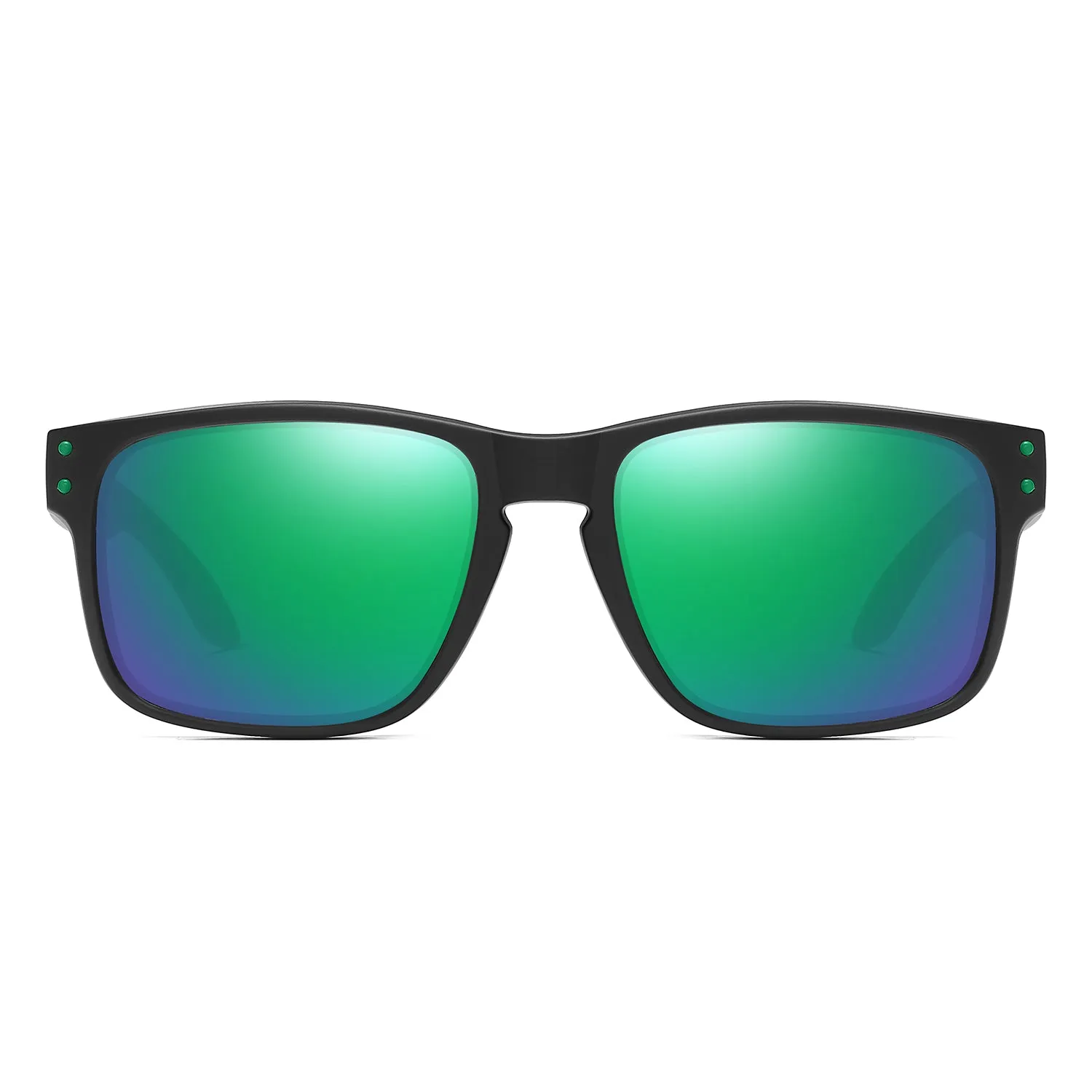 OOLVS Men Sports Polarized Sunglasses, Driving Fishing Cycling Square Sun Glasses, Protective Glasses, Classic Women Spectacles Fashion Frame Gafas De Sol