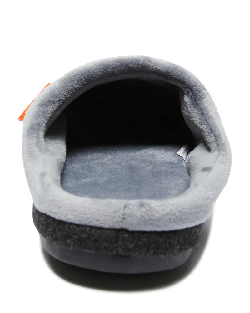 Orthotic Slip-On Slippers - Charcoal Marle