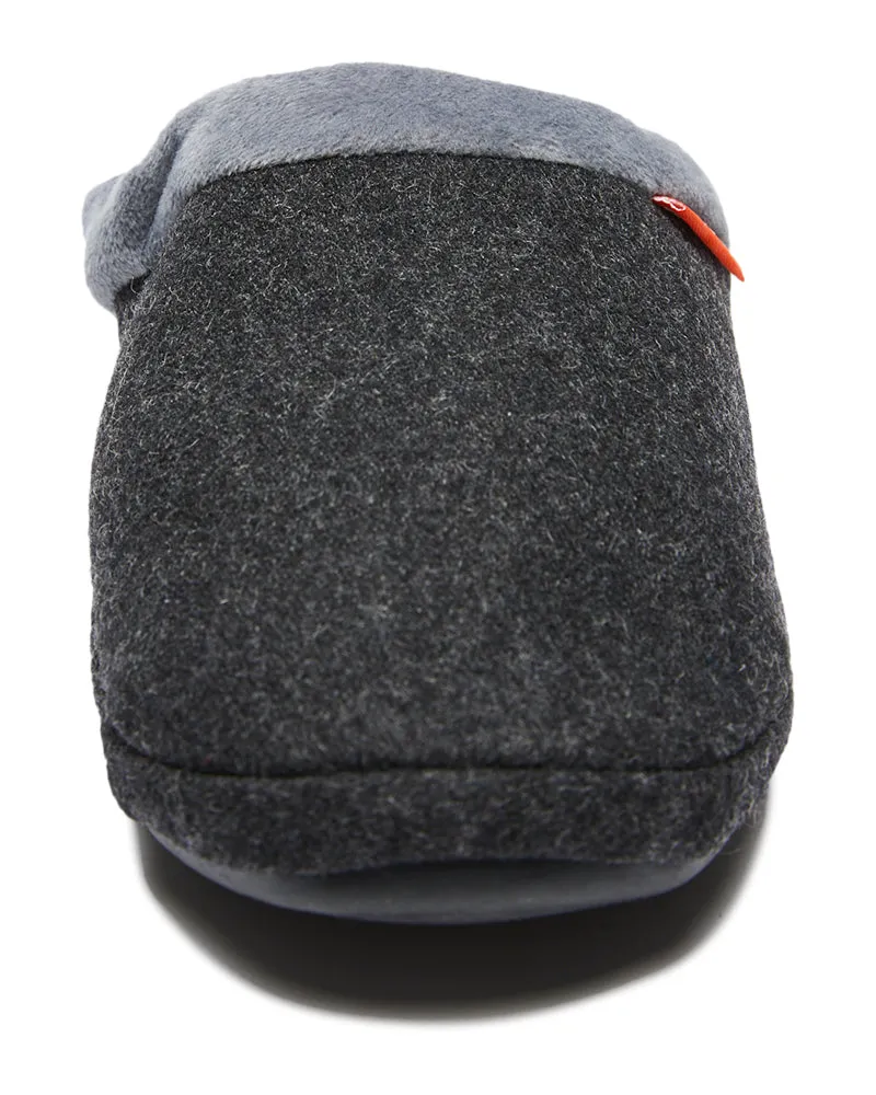 Orthotic Slip-On Slippers - Charcoal Marle