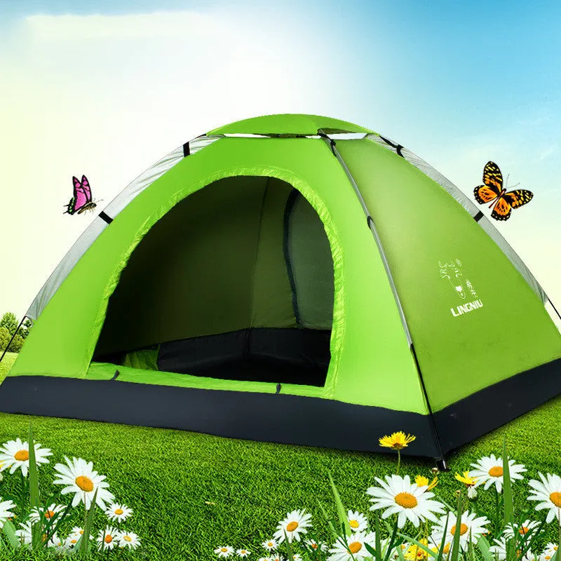 Outdoor camping beach