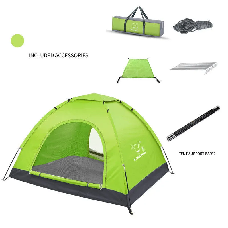 Outdoor camping beach