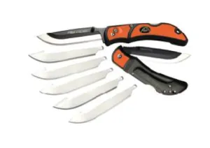 OUTDOOR EDGE RAZOR-LITE EDC, ORANGE 3.0" REPLACEABLE BLADE (INCLUDES 6 BLADES)