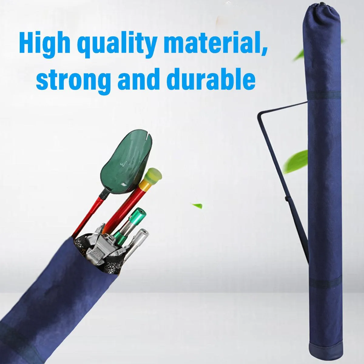 Outdoor Portable Fishing Rod Bag Folding Storage Carrier Waterproof Fishing Case
