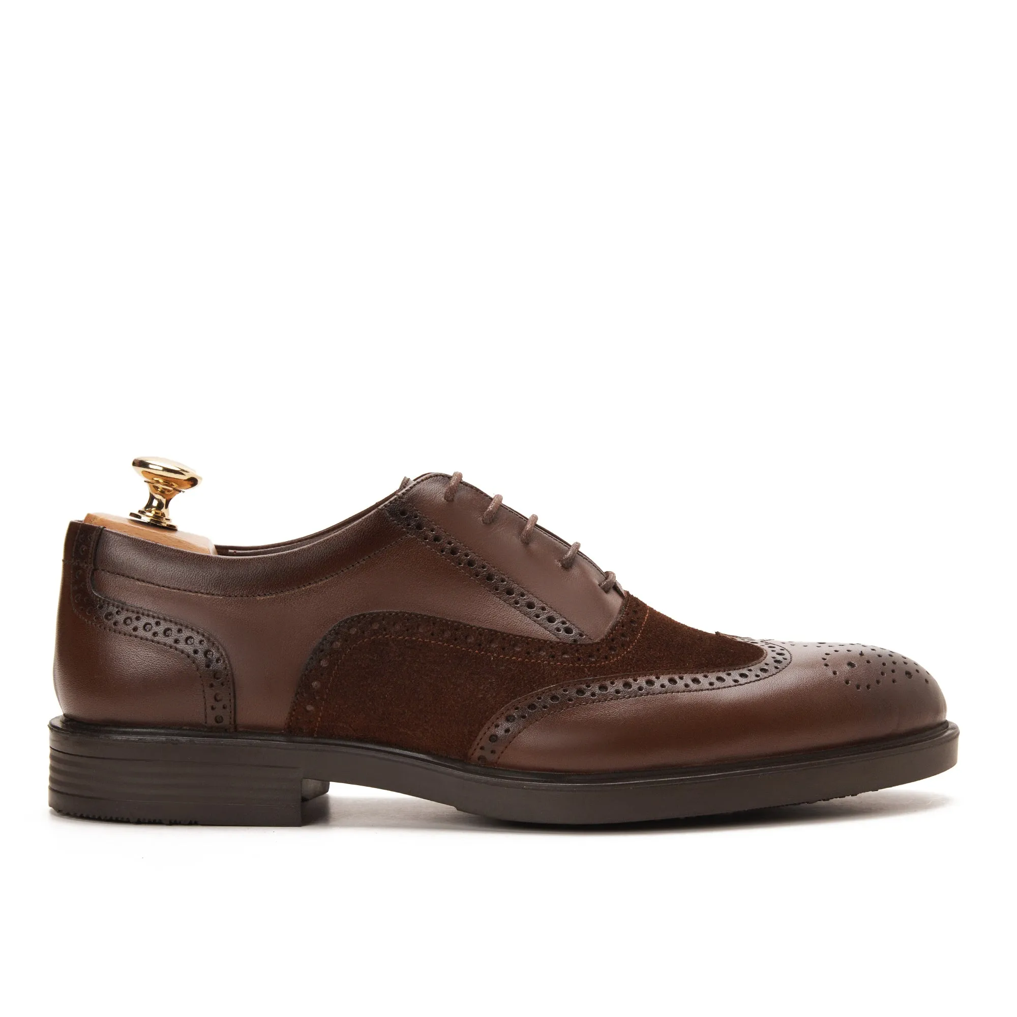 Oxford Brogue with Suede