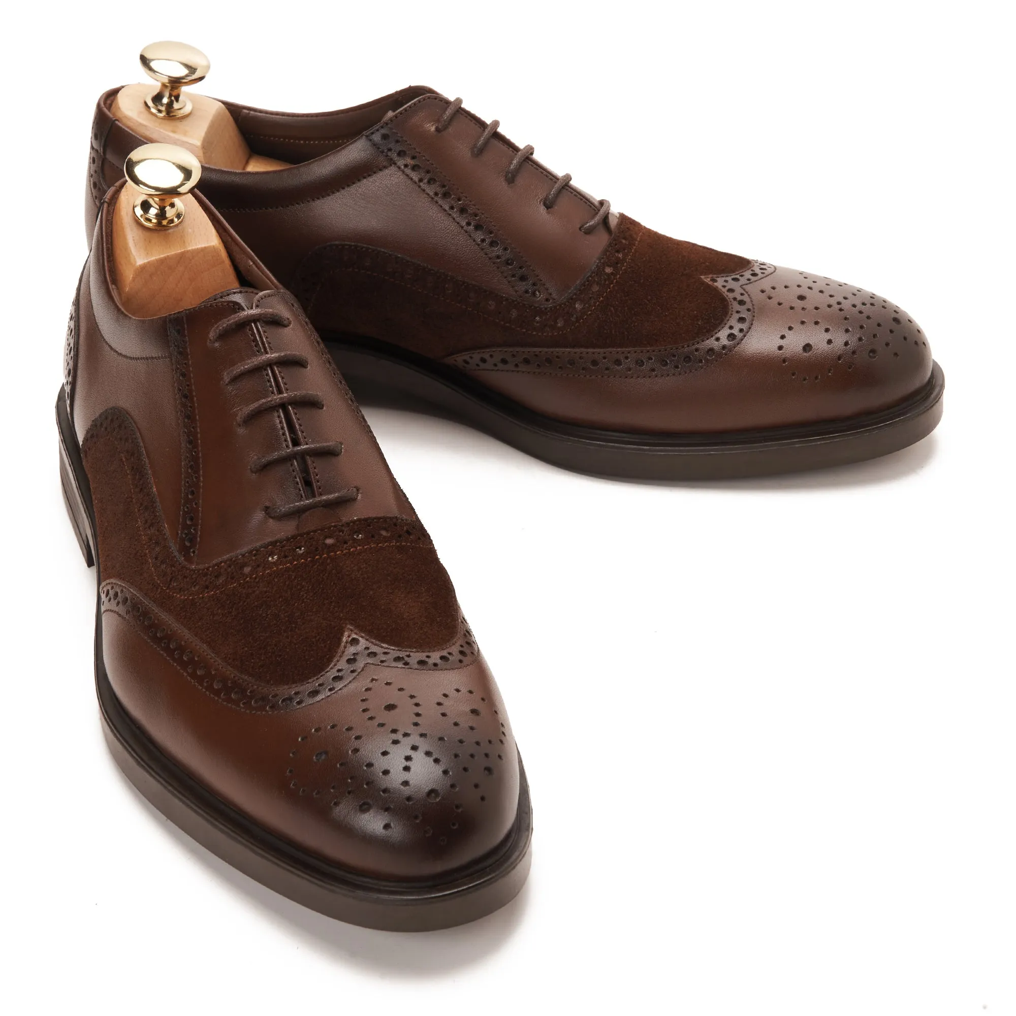Oxford Brogue with Suede
