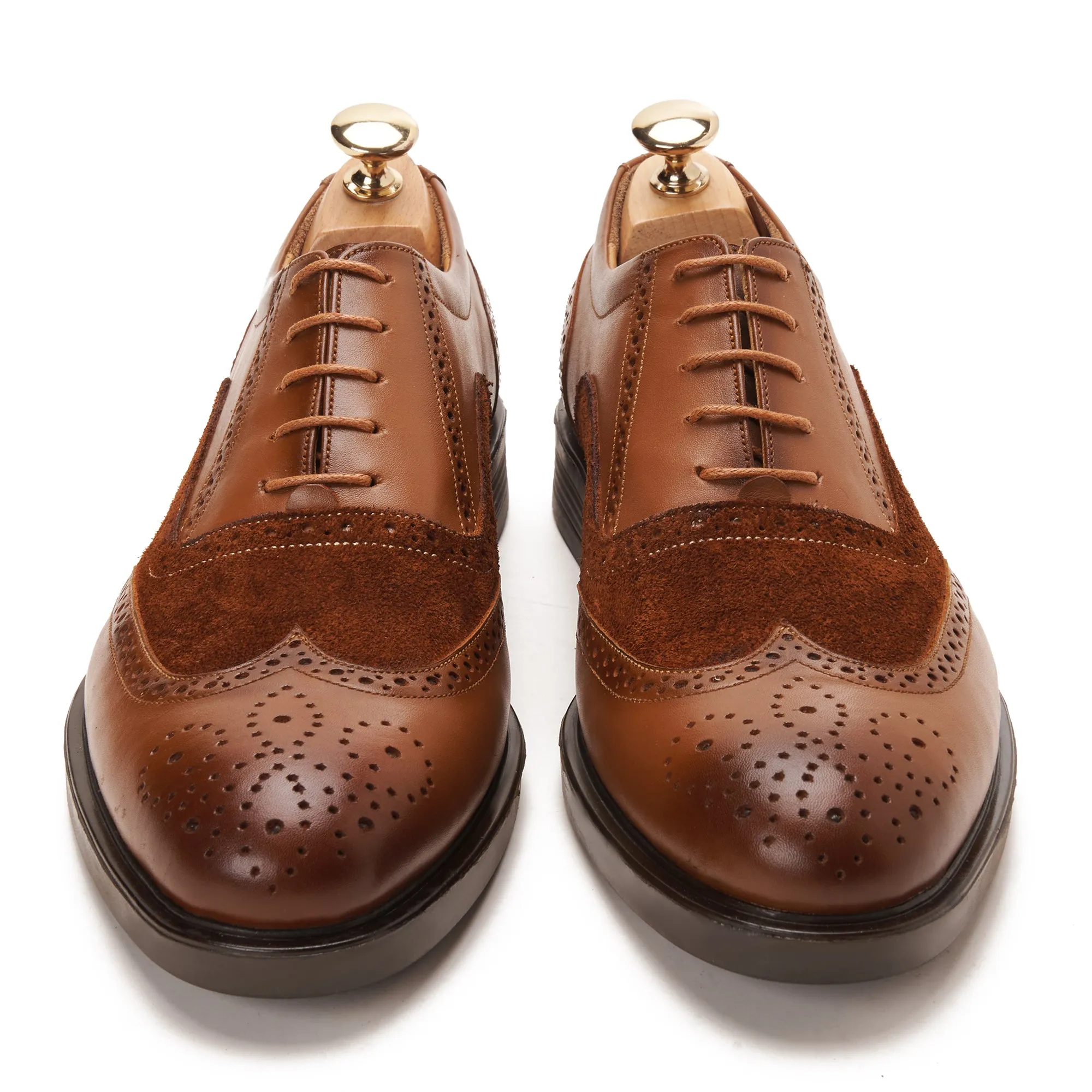 Oxford Brogue with Suede