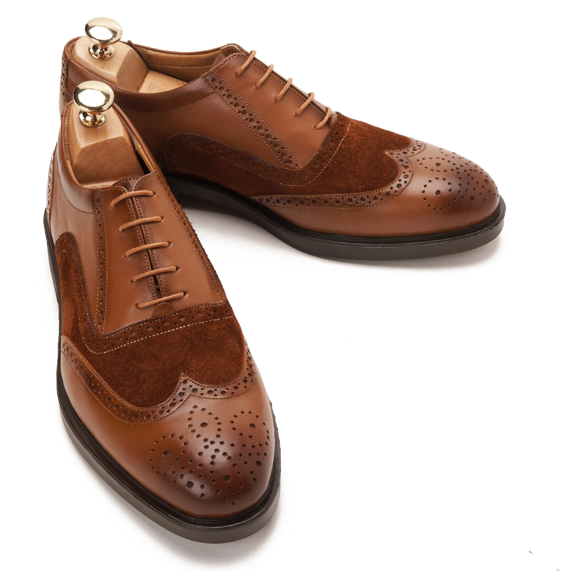 Oxford Brogue with Suede