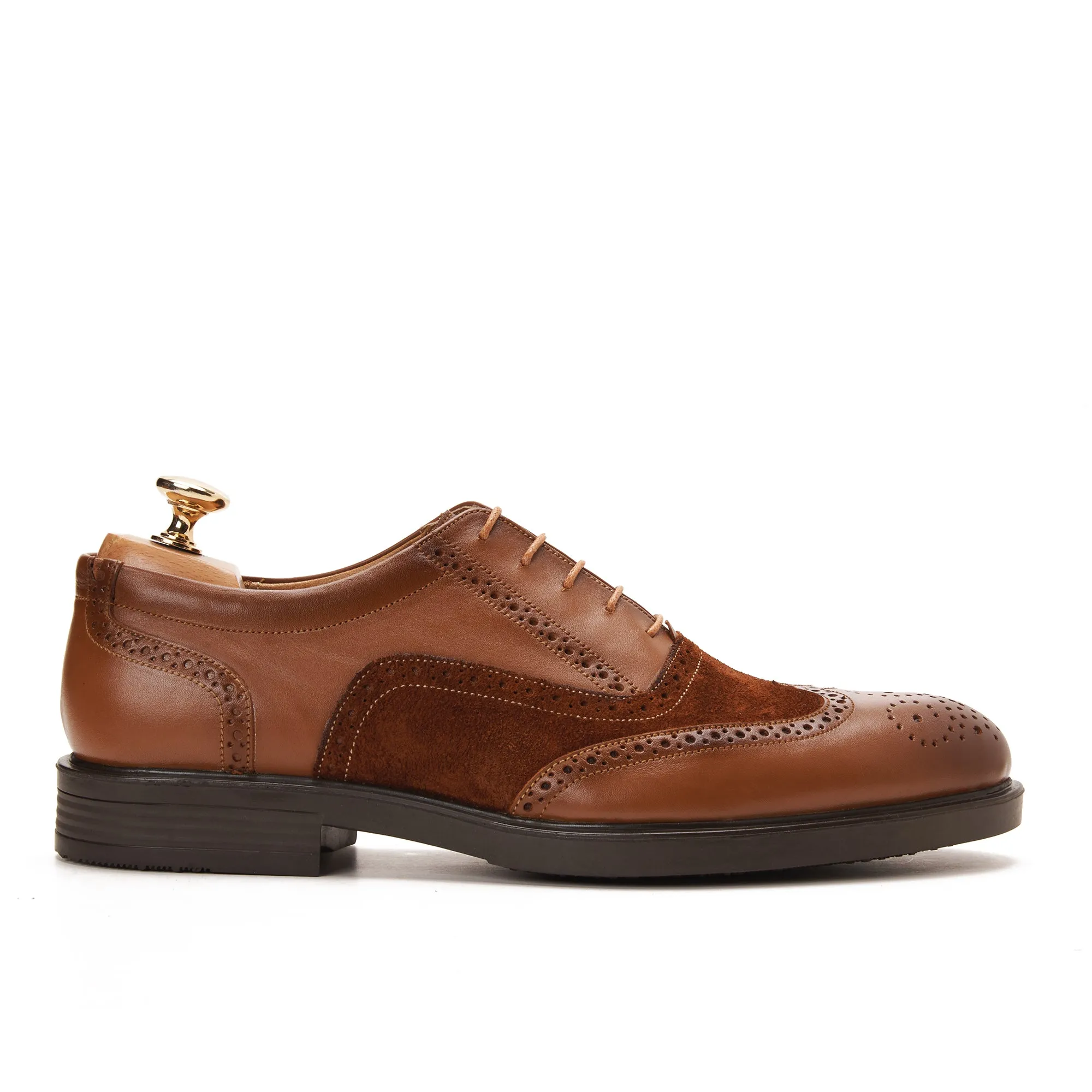 Oxford Brogue with Suede