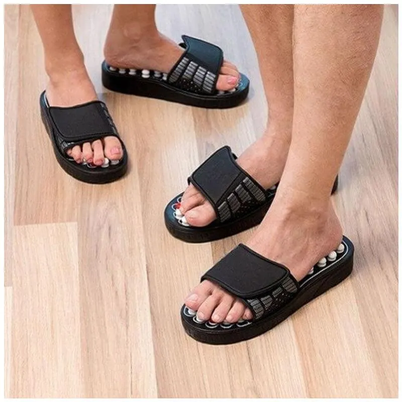 Pair Of Acupoint Reflexology Massage Therapy Slippers F49-8-68 42/43
