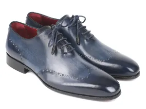 Paul Parkman Men's Navy Wingtip Oxfords