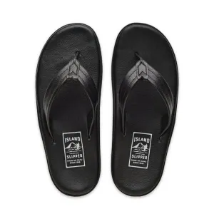 PB202 Island Slipper Classic Thong Black