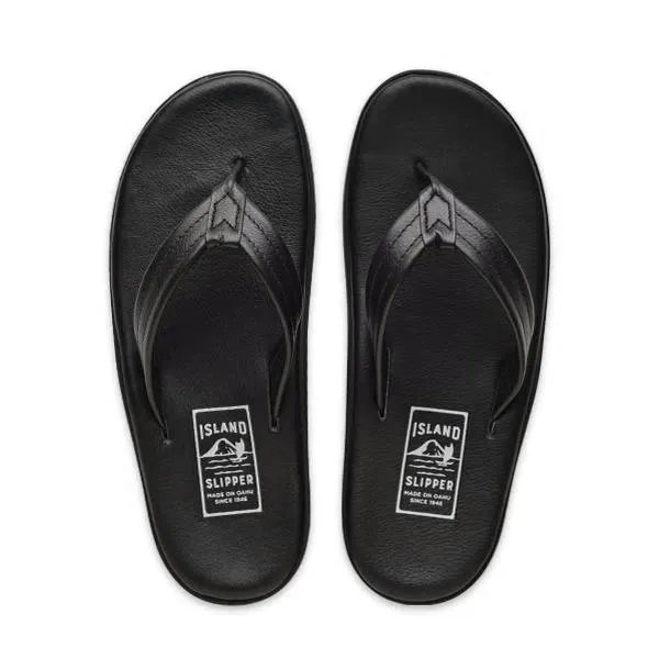 PB202 Island Slipper Classic Thong Black