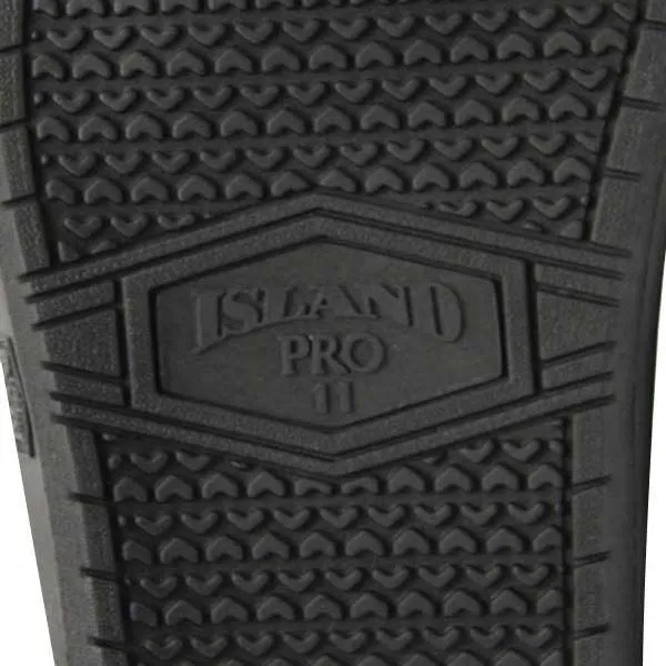 PBS705BH Island Slipper Bull Hide Slide Black