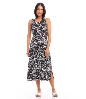 Petite Size Sleeveless Midi Dress